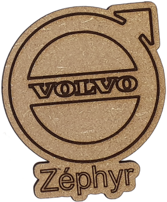 Magnet - Logo Volvo personnalisable